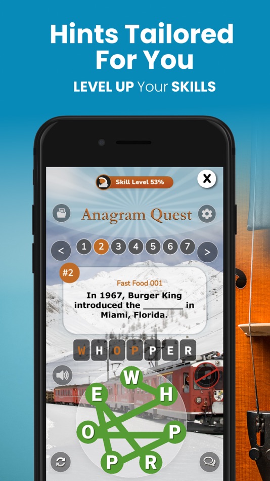 #7. Anagrams: Word Trivia (iOS) 由: Olde Skuul Entertainment, Inc.