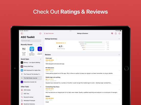 ASO Toolkit by Redbox Mobile iPad app afbeelding 10