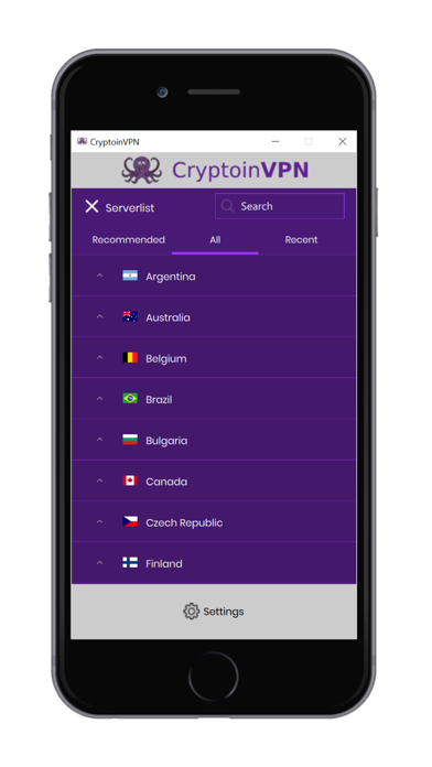 CryptoinVPN - Secure & Private Screenshot