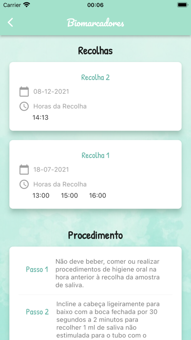 Nutriclock Screenshot