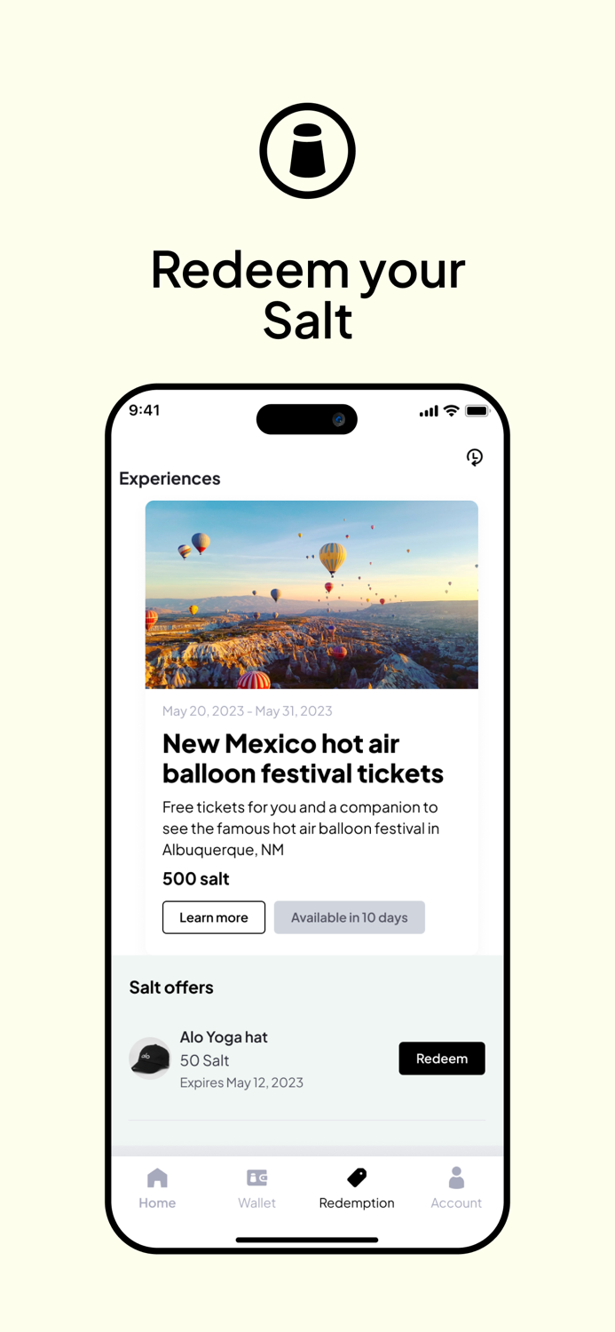 Salt Work and Get Rewarded