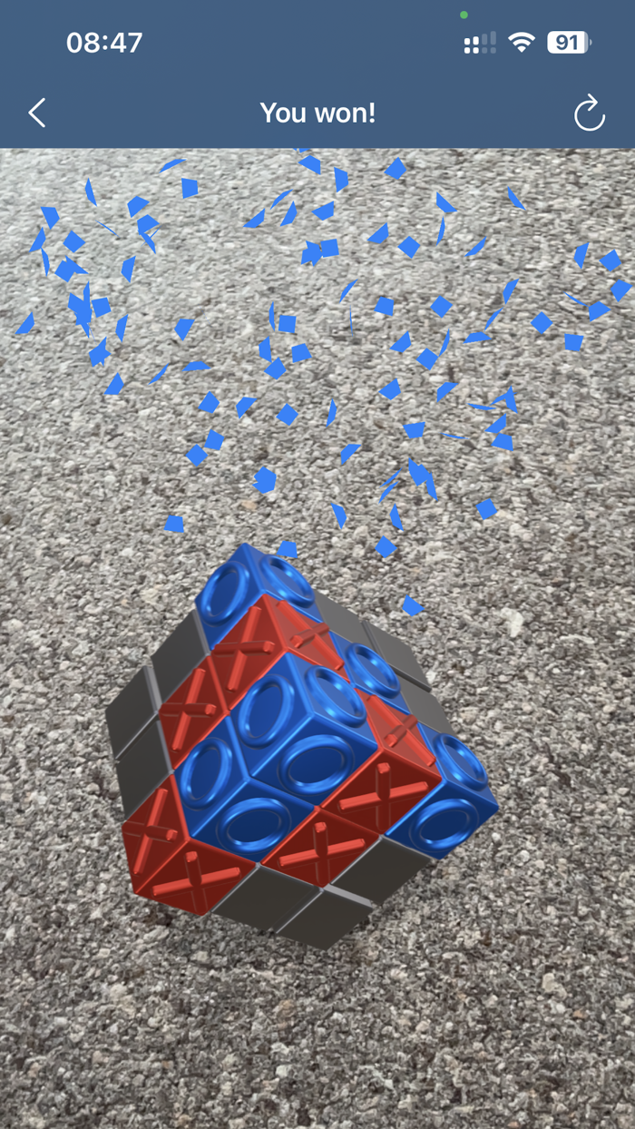 3D Tic Tac Toe - AR Game