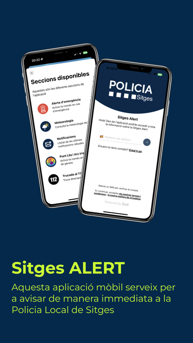 Sitges ALERT Screenshot