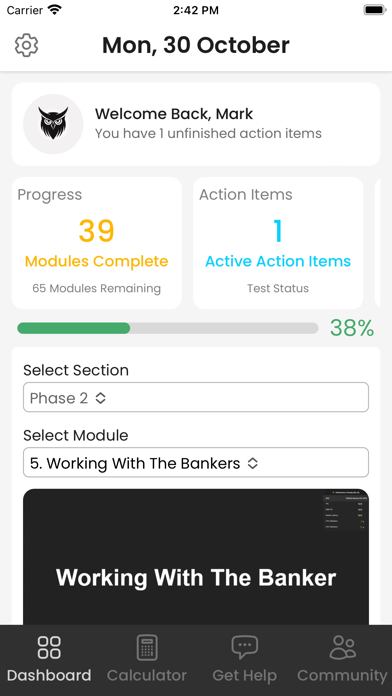 Accelerated Banking Screenshot