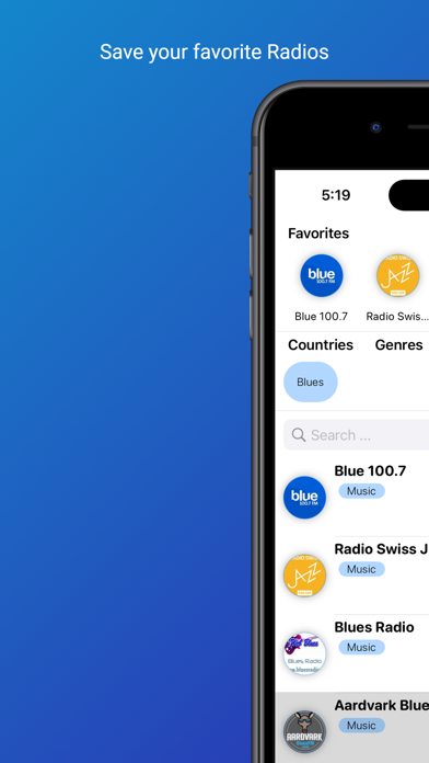Blues Music Radio Stations FM Screenshot