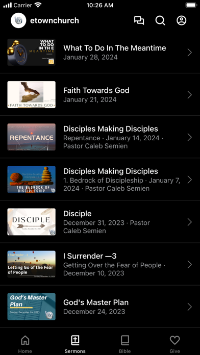 Word Ministries Eunice iPhone screenshot 2 - Lifestyle app