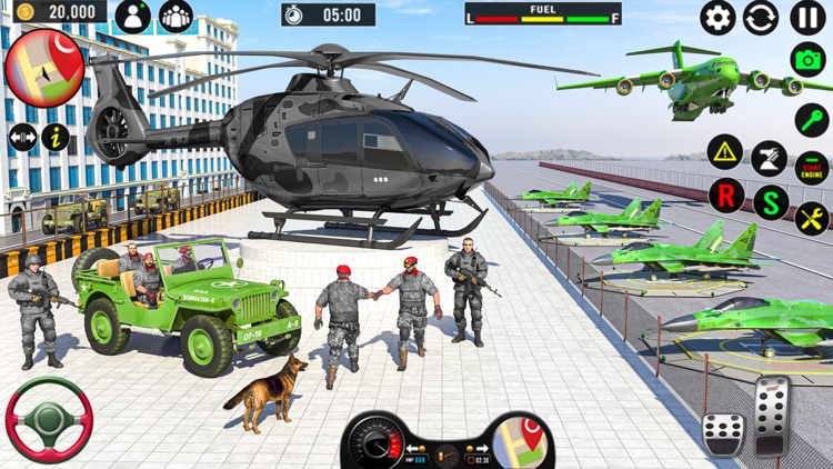 Army Truck Drive Offroad Game