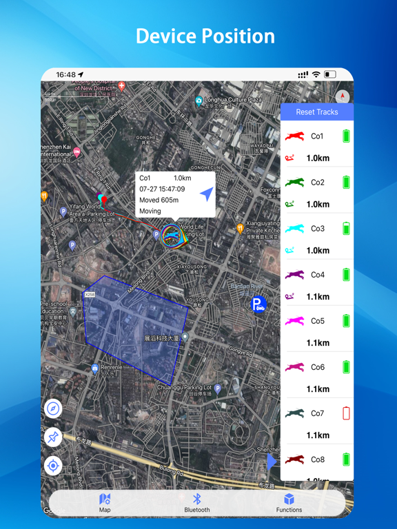 TR-dog iPad screenshot 1 - Navigation app