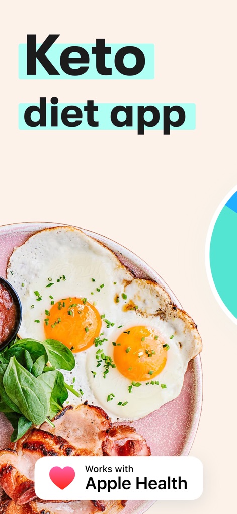 Keto Diet App － Carb Tracker - このアプリはケトジェニックダイエットへの導入を視覚的に示し、健康管理をサポートするApple Healthとのシームレスな連携を提供します。