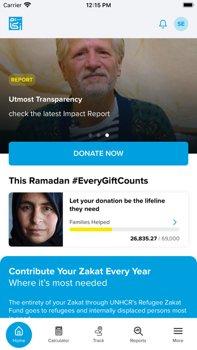 Refugee Zakat Fund Screenshot