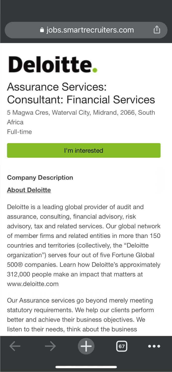 JobSearch from myCAhub™