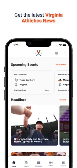 Game screenshot Virginia Sports Mobile App apk