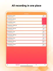 voice recorder - audio memos ipad images 2