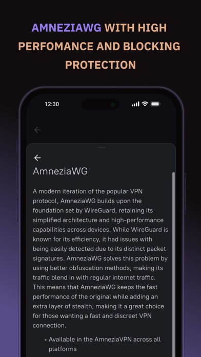 AmneziaVPN Screenshot