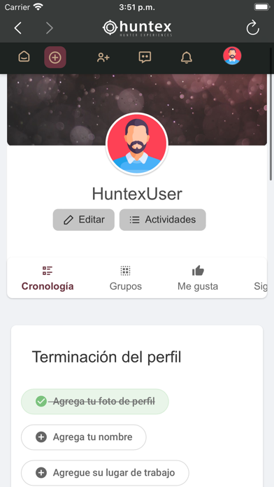 HUNTEX ES Screenshot