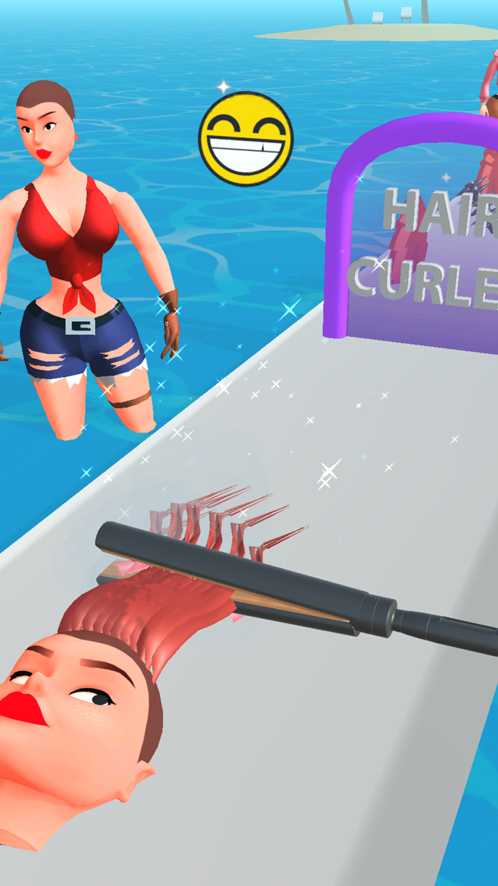 Hair Curl  Party Makeover