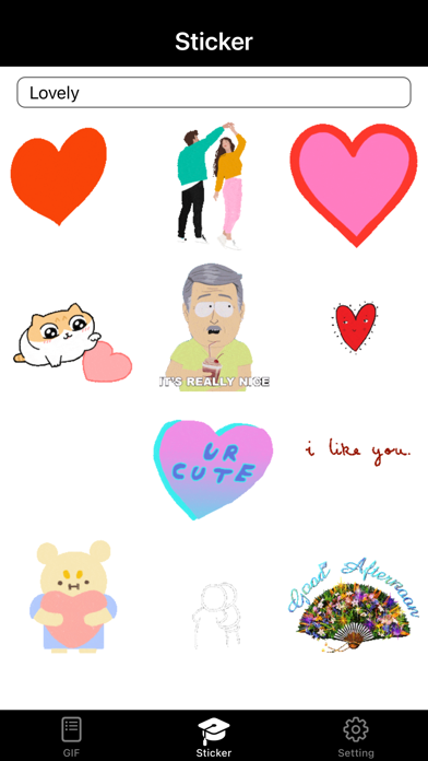 Love Funny Stickers Screenshot