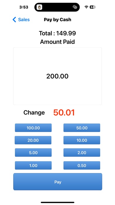 RMH iPOS Screenshot