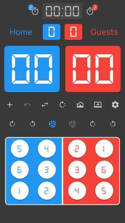 Volley scoreboard