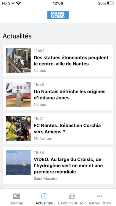 Presse Océan - Le Journal Screenshot
