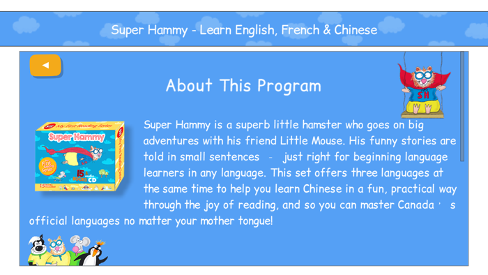 Super Hammy - Learns Languages