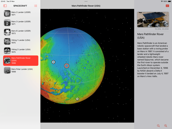 Screenshot #4 pour Mars Info Lite