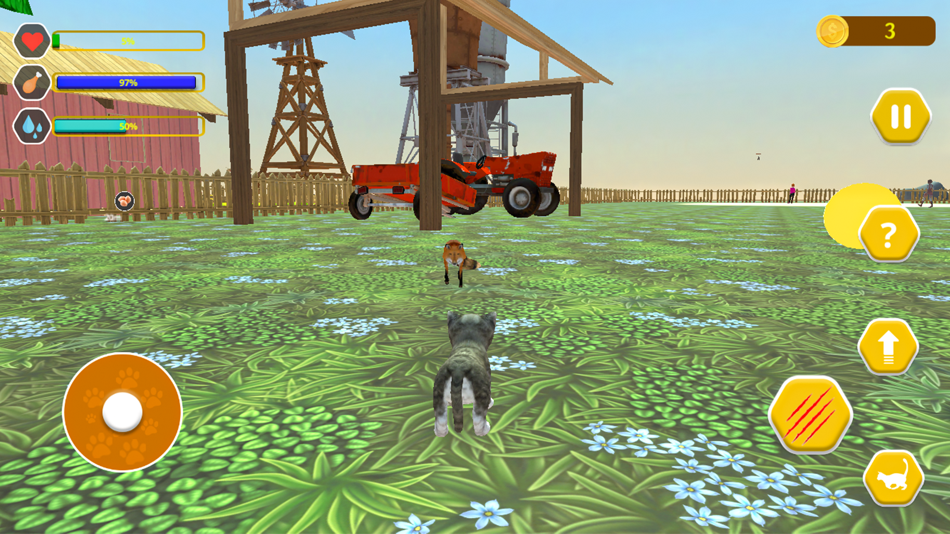 #4. Cat Simulator: kitty cat girl (iOS) بواسطة: XTERIO STUDIO