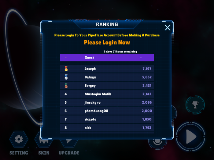 Space Shooter - Pipeflare