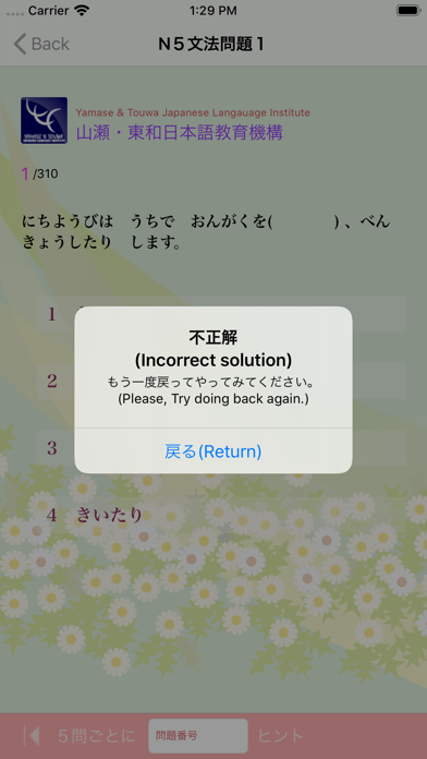 新しい「日本語能力試験」Ｎ５文法問題集のおすすめ画像3