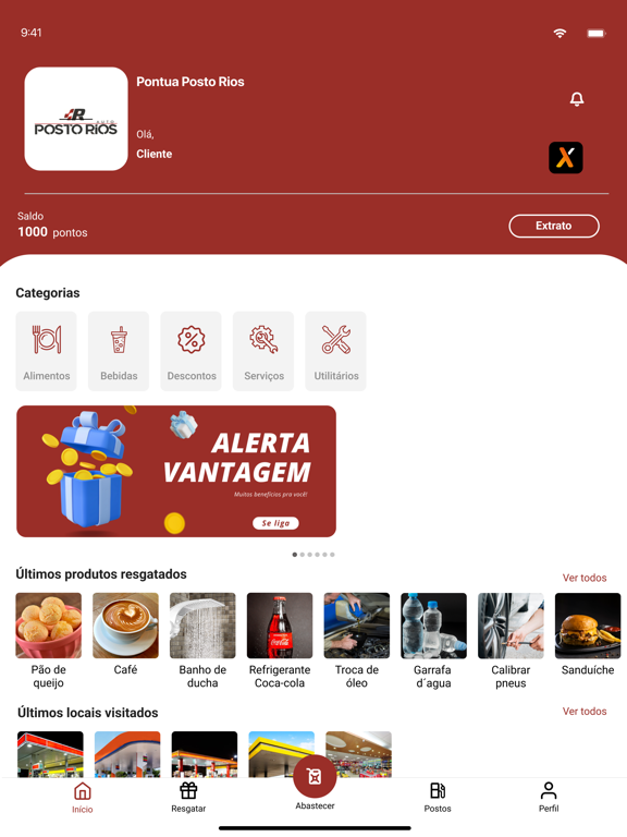 Pontua Posto Rios iPad screenshot