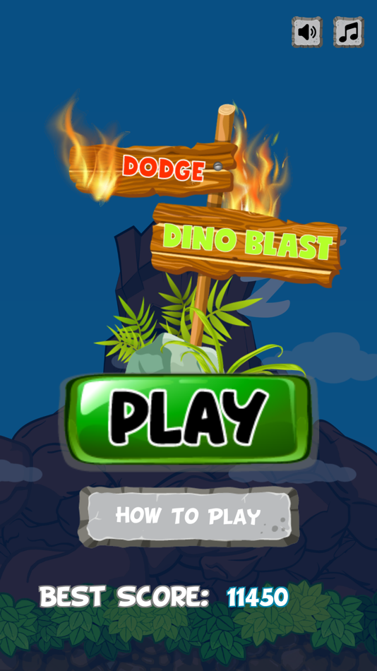 Dodge Dino Blast - 1.1 - (iOS)