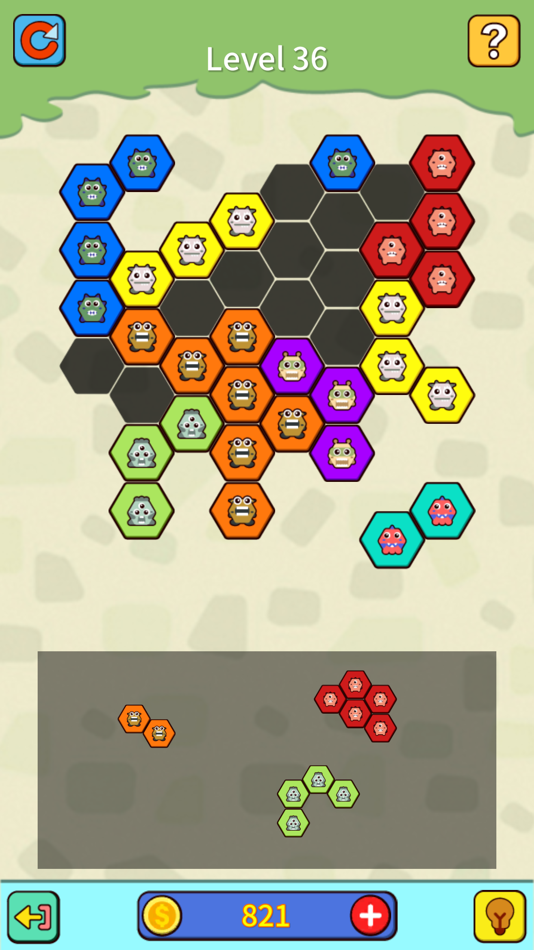#3. Hexa Block Puzzle - Hard level (iOS) Podle: 少淘 黄