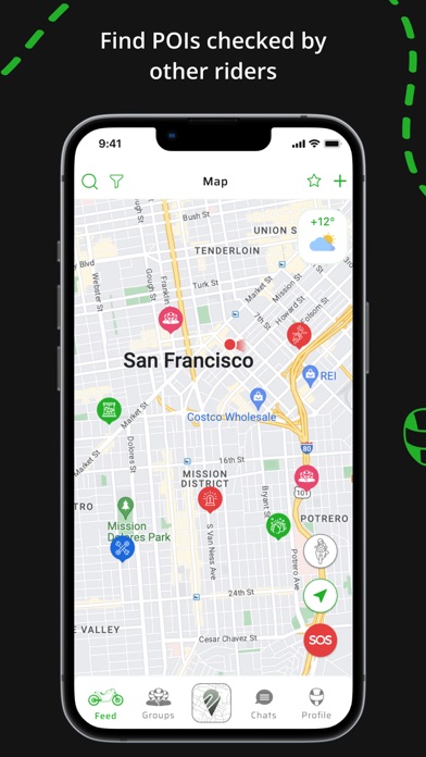 MOTOSPOT Motorcycle Social App Screenshot