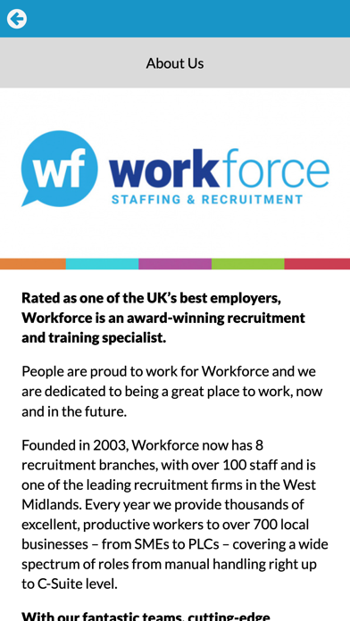 Workforce Staffing Worker Hub Screenshot