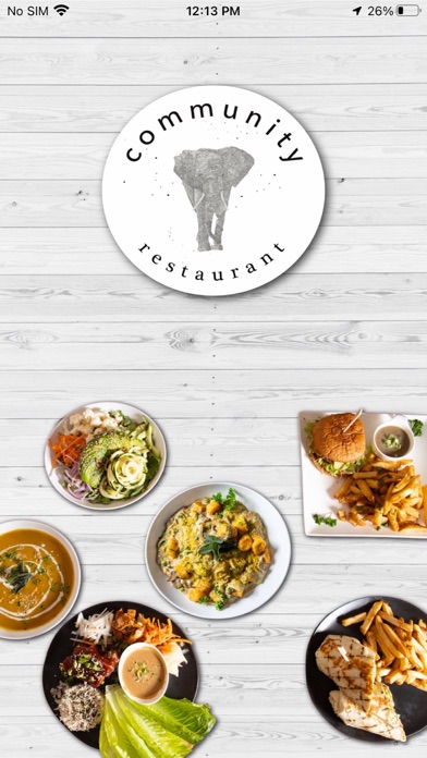 Community Restaurant Screenshot