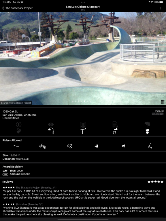 The Skatepark Project iPad screenshot 3 - Sports app