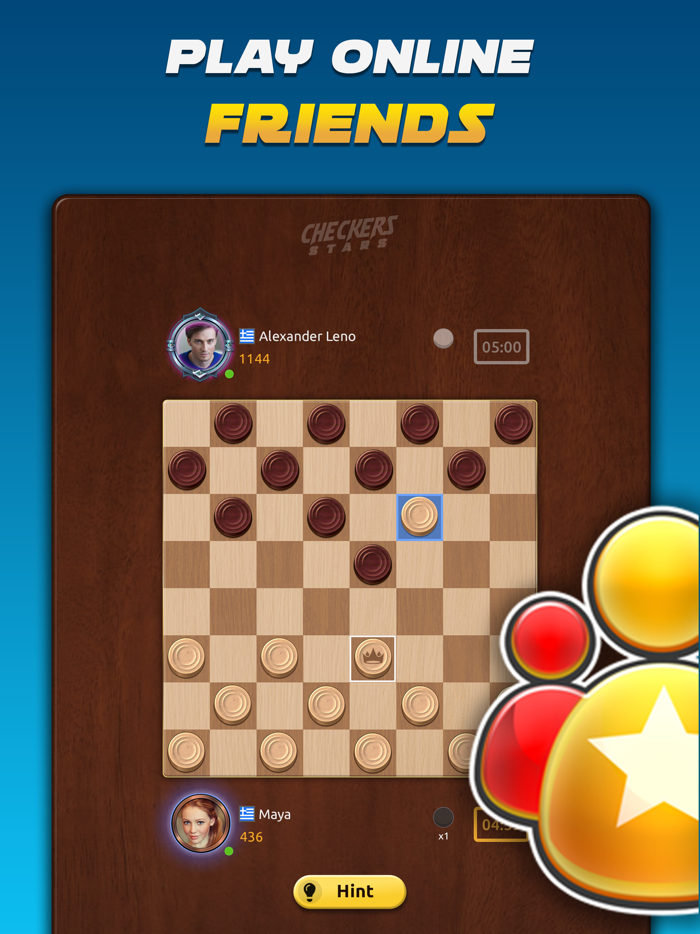 Checkers Stars Online