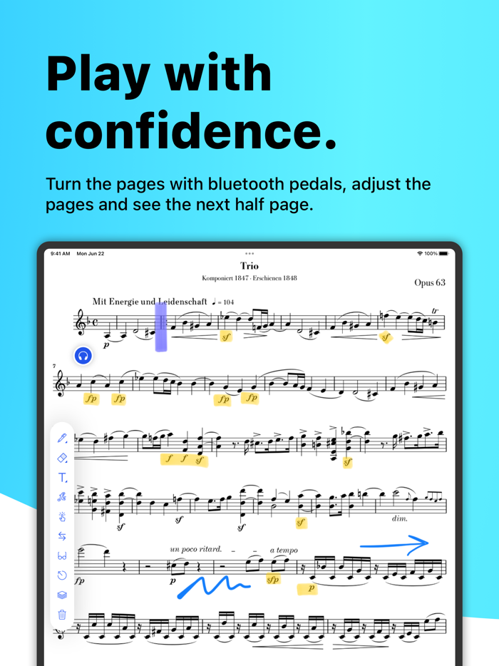 digitalScore read sheet music