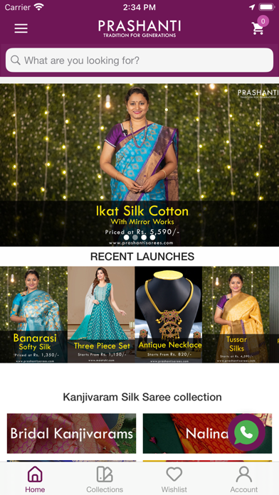 Prashanti Sarees Screenshot