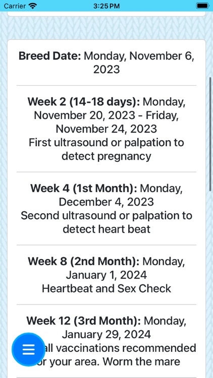 ShowSafe Breeding Calculator screenshot-3