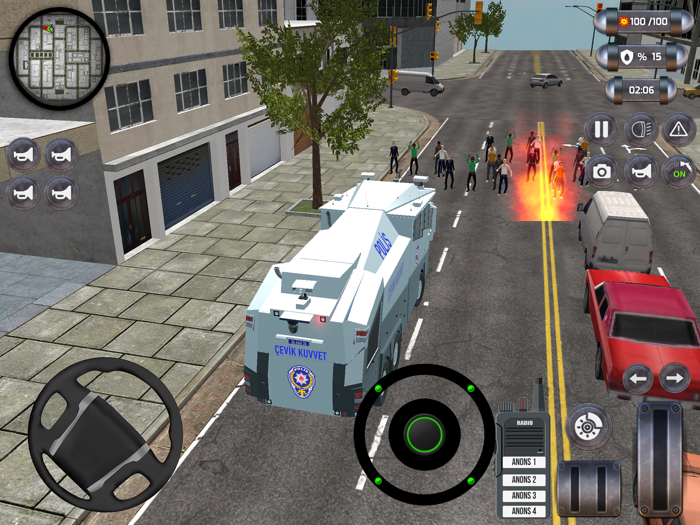 Toma Çevik Kuvvet Polis