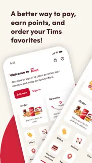 tim hortons iphone screenshot 1
