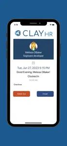 ClayHR Kiosk screenshot #4 for iPhone