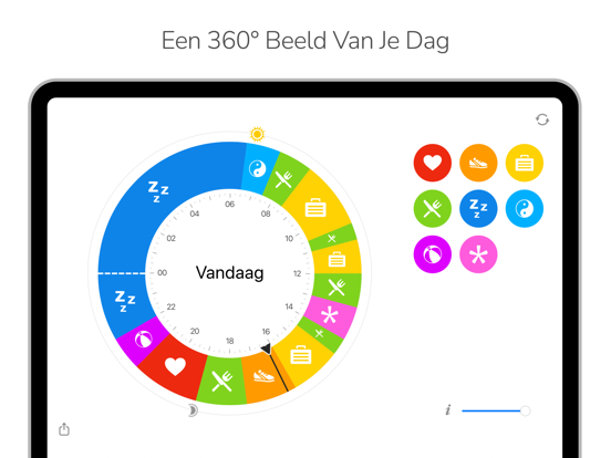 Owaves: Welzijn Dagplanner iPad app afbeelding 1