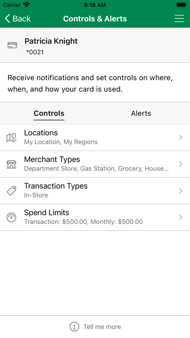 Richwood CardControl 2.0 Screenshot