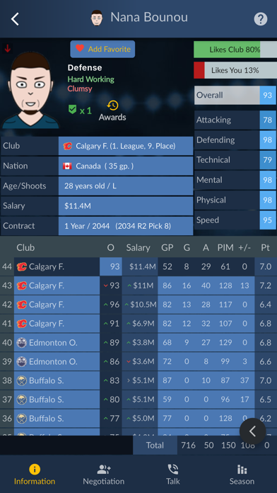 Hockey Agent Screenshot