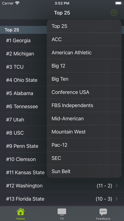 SEC Football Scores and Radio screenshot-7
