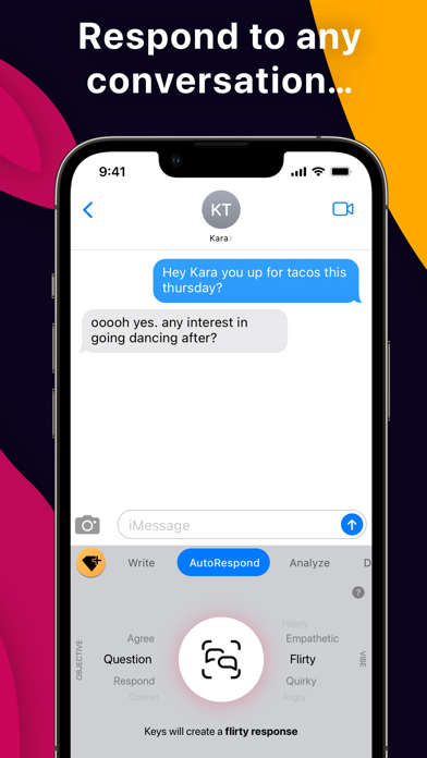 Keys AI Texting Coach Screenshot