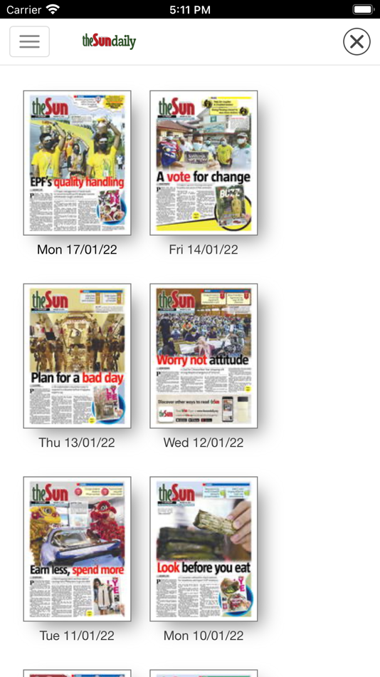 #4. theSun Web & iPaper (iOS) 由: Sun Media Corporation Sdn Bhd