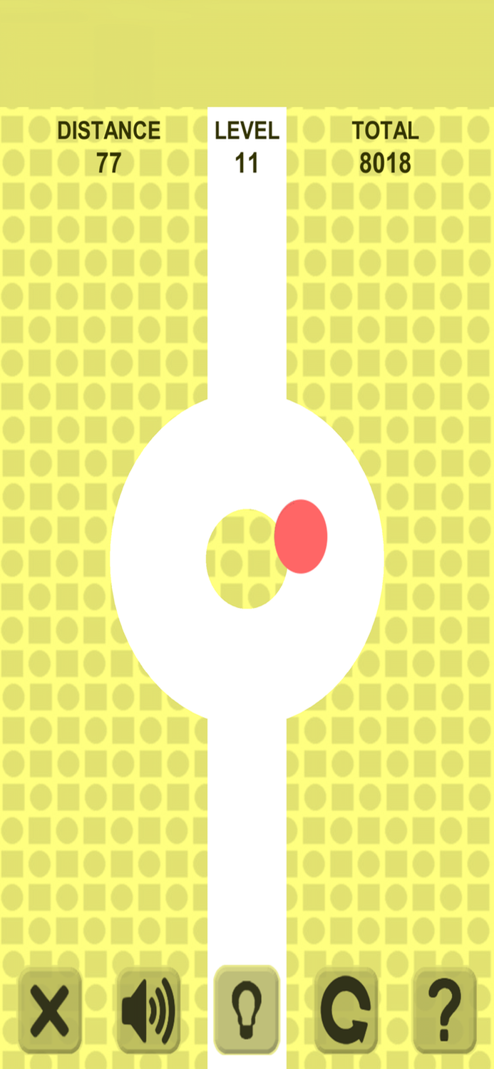 Tap and turn on the zigzag line